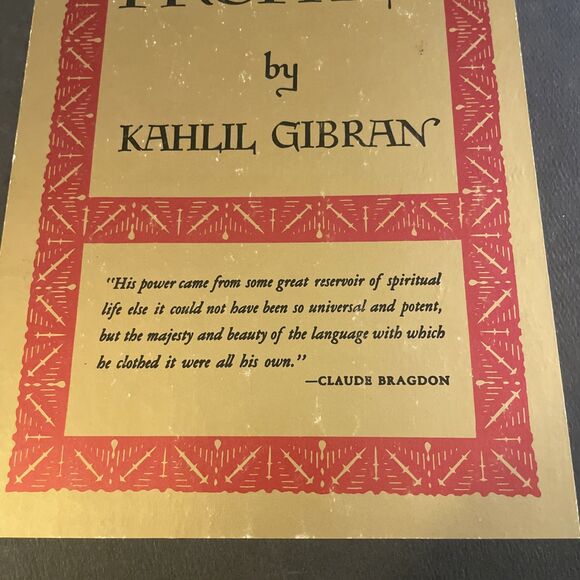 THE PROPHET by Kahlil Gibran 1978 Hardcover w/ Slipcase Box Deluxe Edition Knopf - Picture 2 of 10